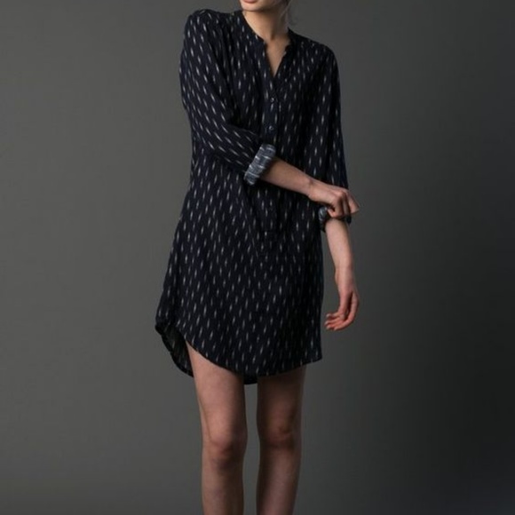 Bridge and Burn Dresses & Skirts - Bridge and Burn Navy Flannel Shirtdress, XS